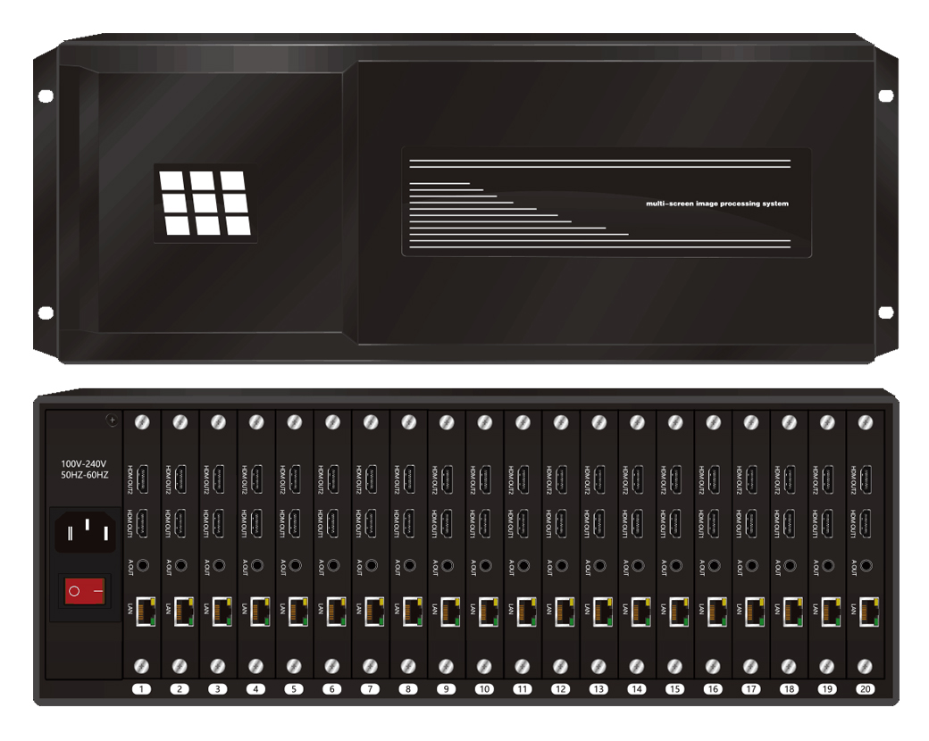 H.265 IP decode matrix switcher